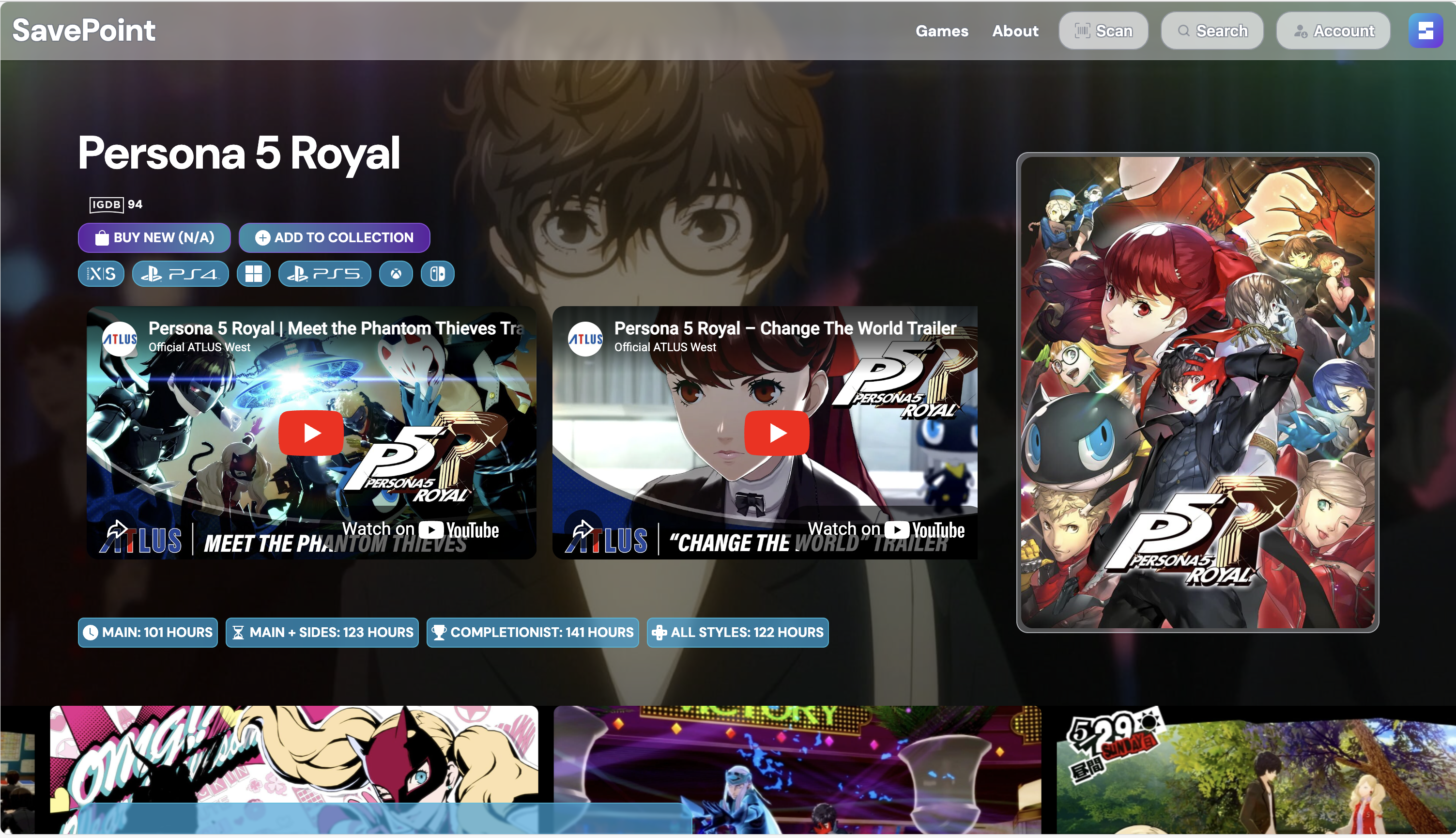 SavePoint - Game Collection Platform